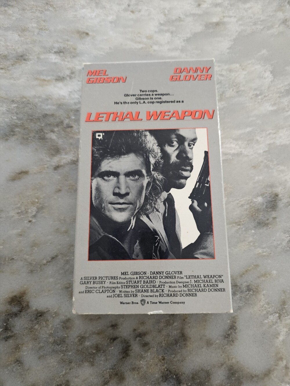 Lethal Weapon VHS 1987 Mel Gibson Danny Glover Vintage Action Movie Warner Bros
